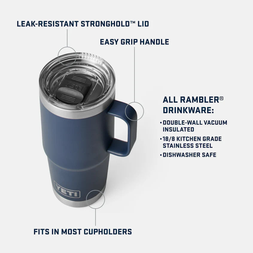 YETI 20oz Travel Mug Seafoam