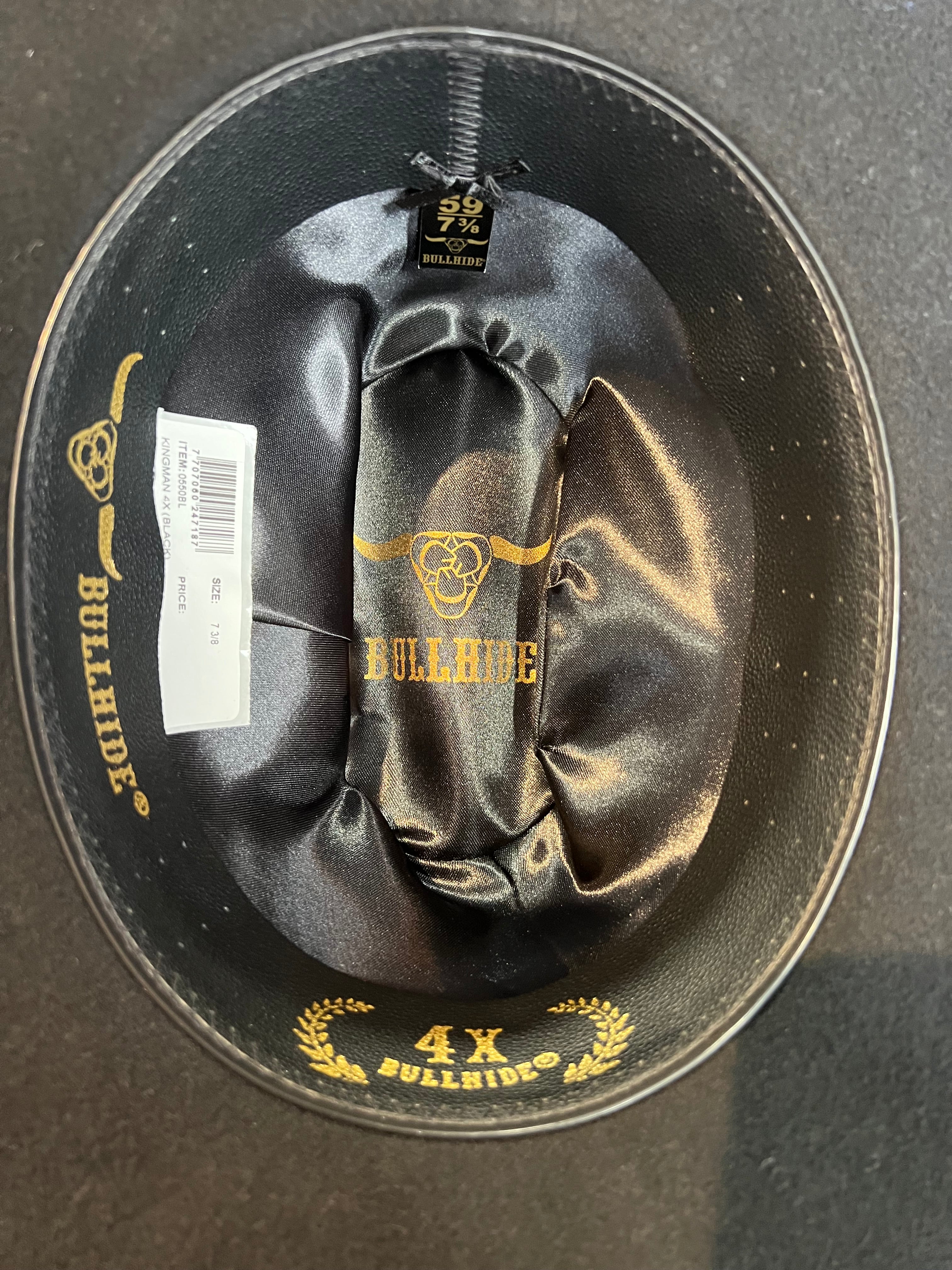 Bullhide Kingman 4X Black Cowboy Hat