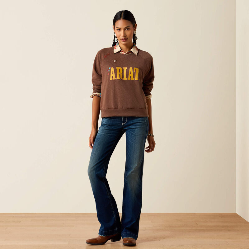 Ariat Essential Coffee Western Sweatshirt
