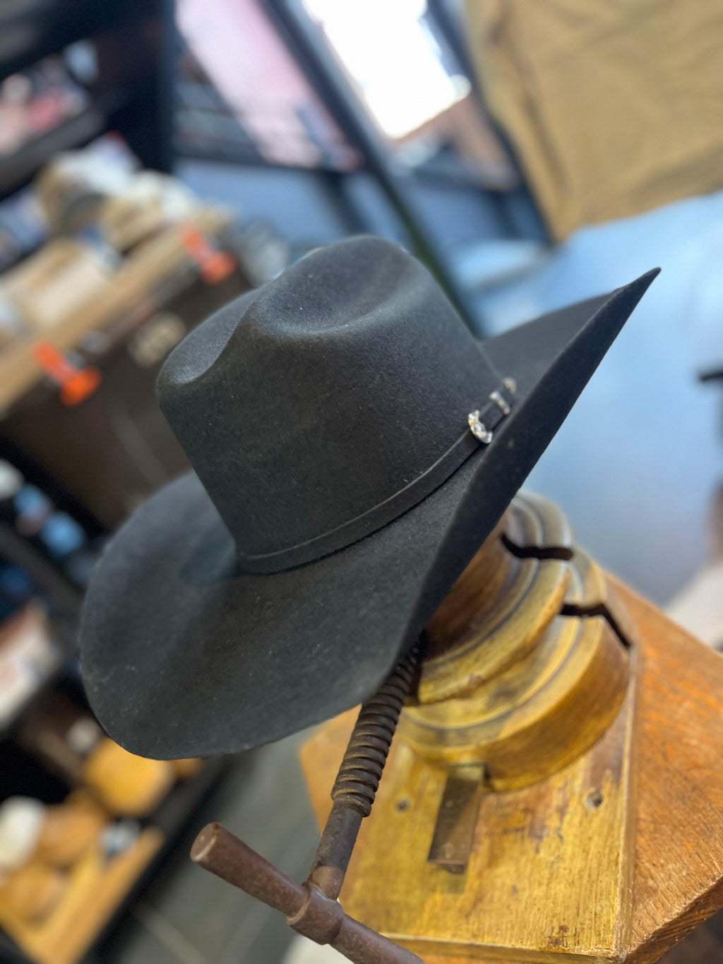 Ariat 2X Black Wool Felt Cowboy Hat