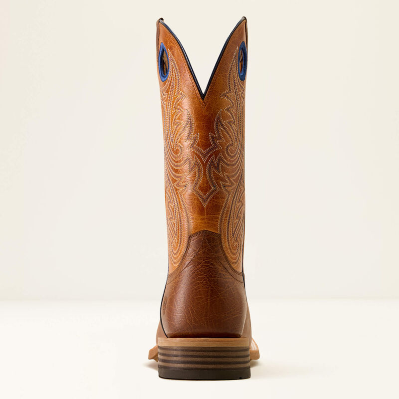 Ariat Highland Toughstock Wide Square Toe Western Boot Cottage Brown