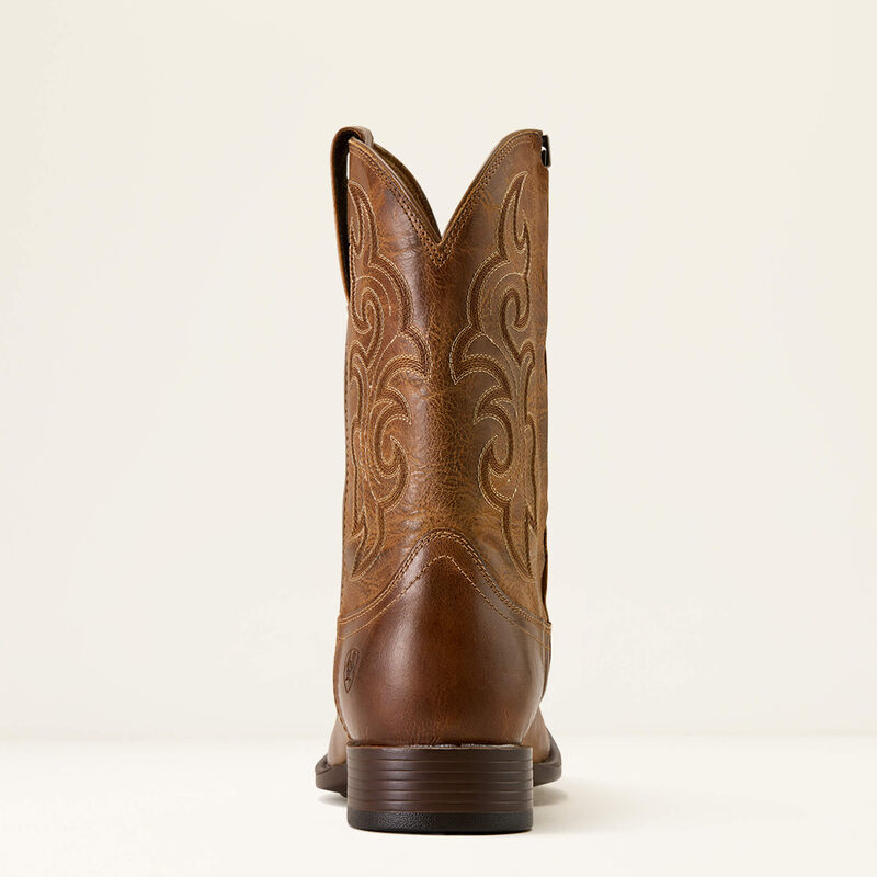 Bodie Square Toe Zip Western Boot