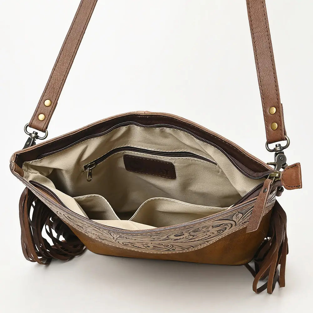 American Darling Genuine Hand Tooled Leather Cowhide Western Bag