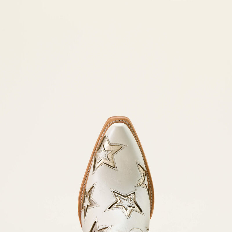 Ariat Casanova Star X Toe Western Boot Ivory Pearl