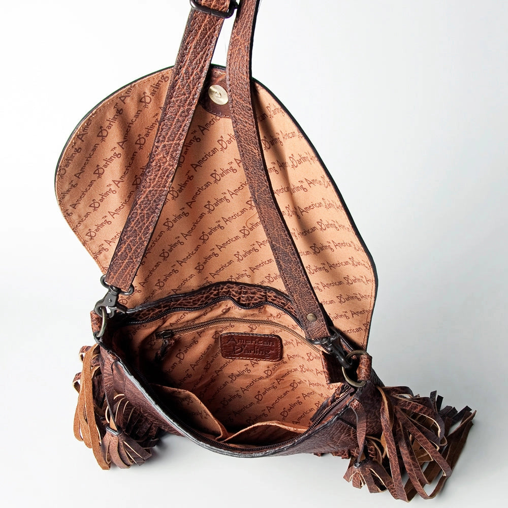 American Darling Hand Tooled Genuine Leather Western Bag