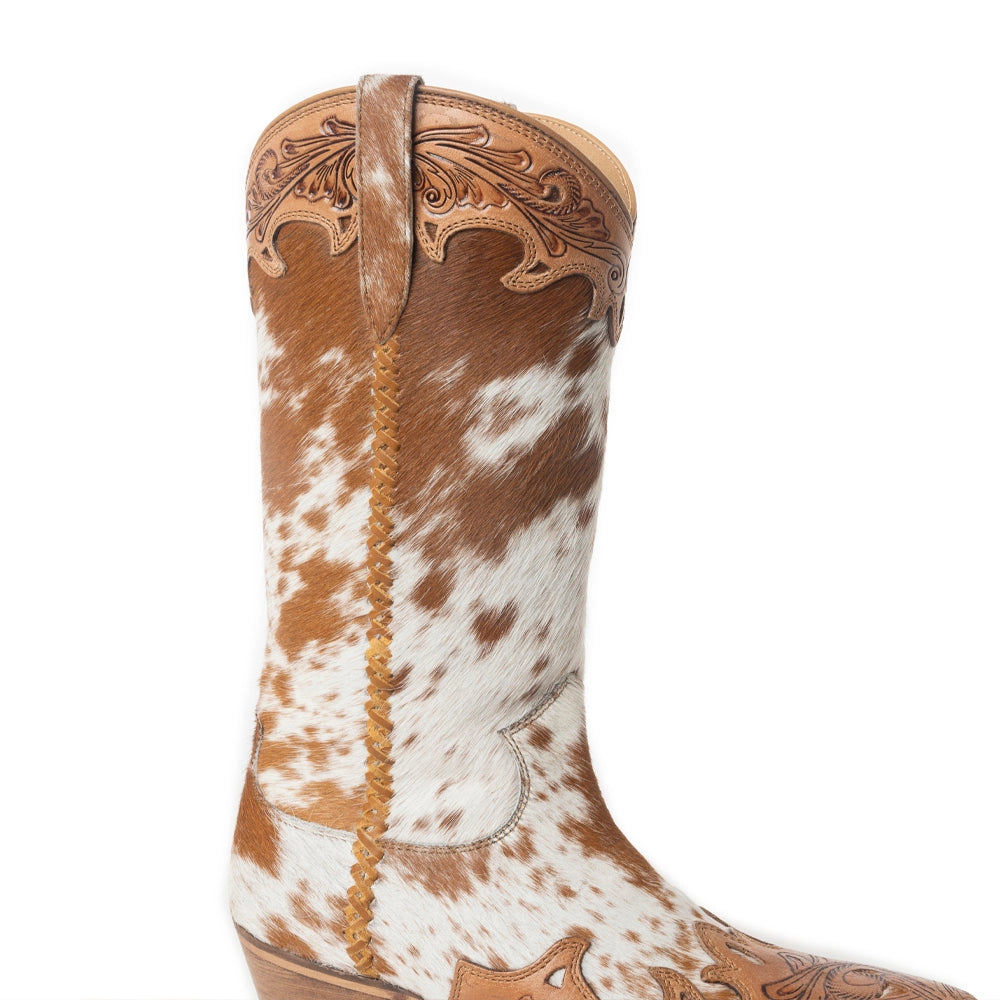 Myra Cowhide Dakota Dust Handtooled Cowboy Boots