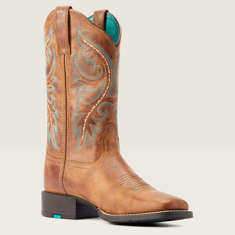 Round Up Back Zip StretchFit Western Boot