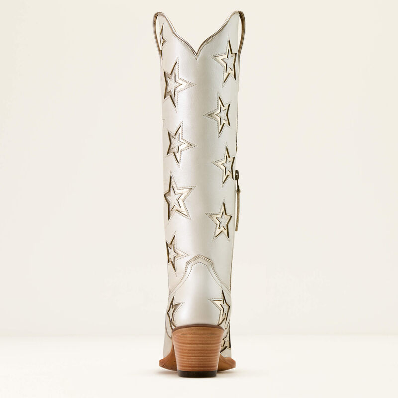 Ariat Casanova Star X Toe Western Boot Ivory Pearl