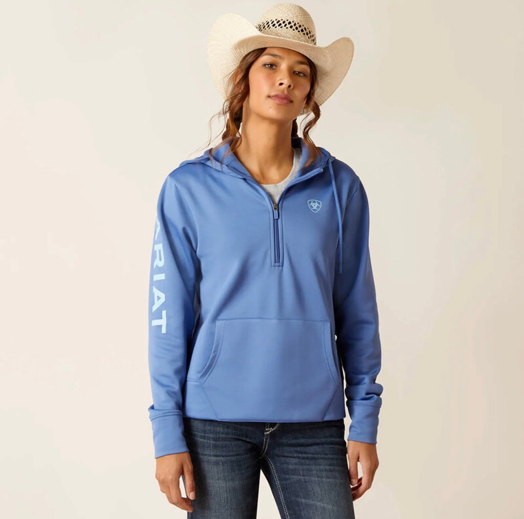 Ariat Tek Hoodie 1/2 Zip Dutch Blue
