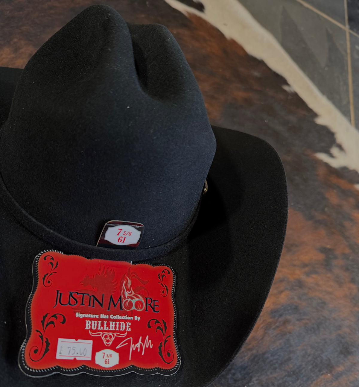 Justin Moore by Bullhide 6x Cowboy Hat Black