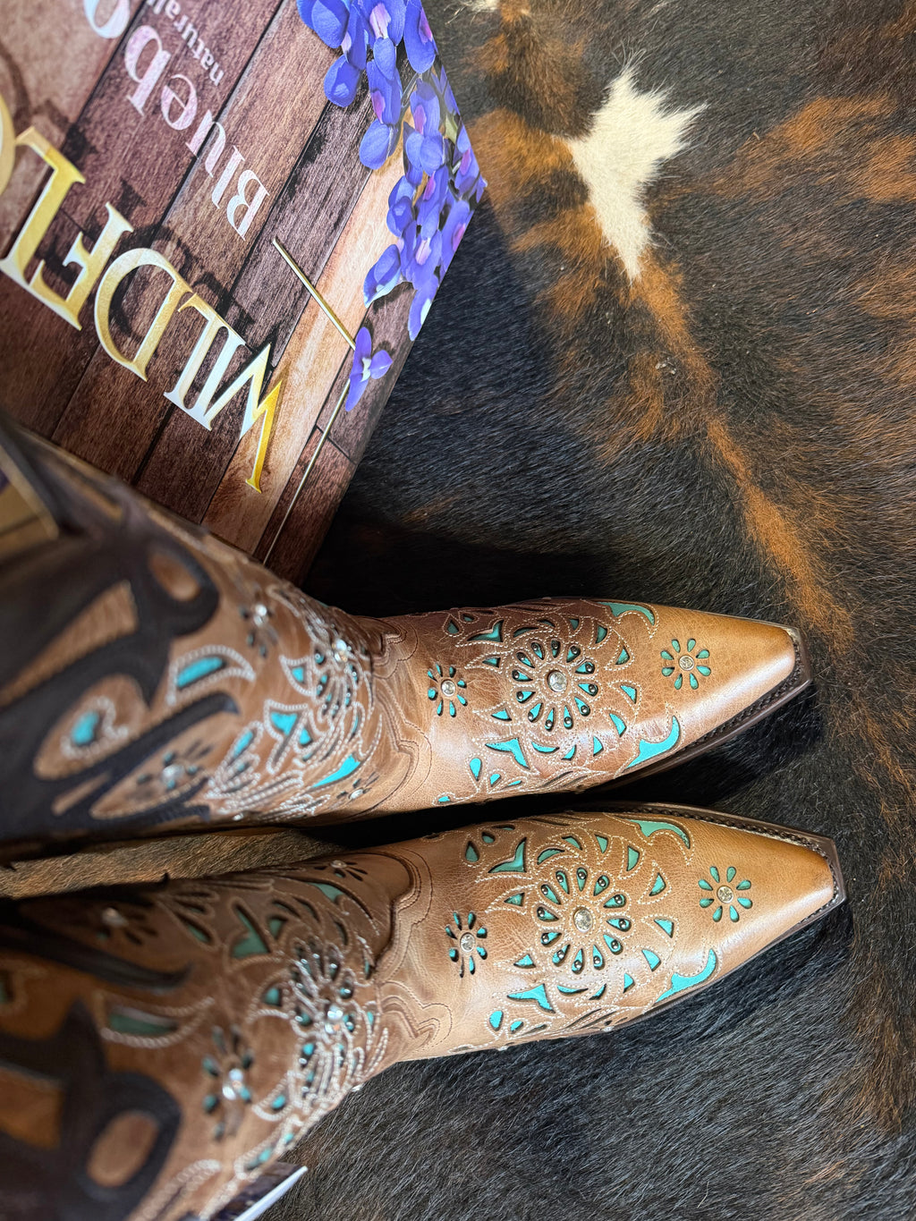 Wildflower Siberia Orix Retro Cowboy Boots