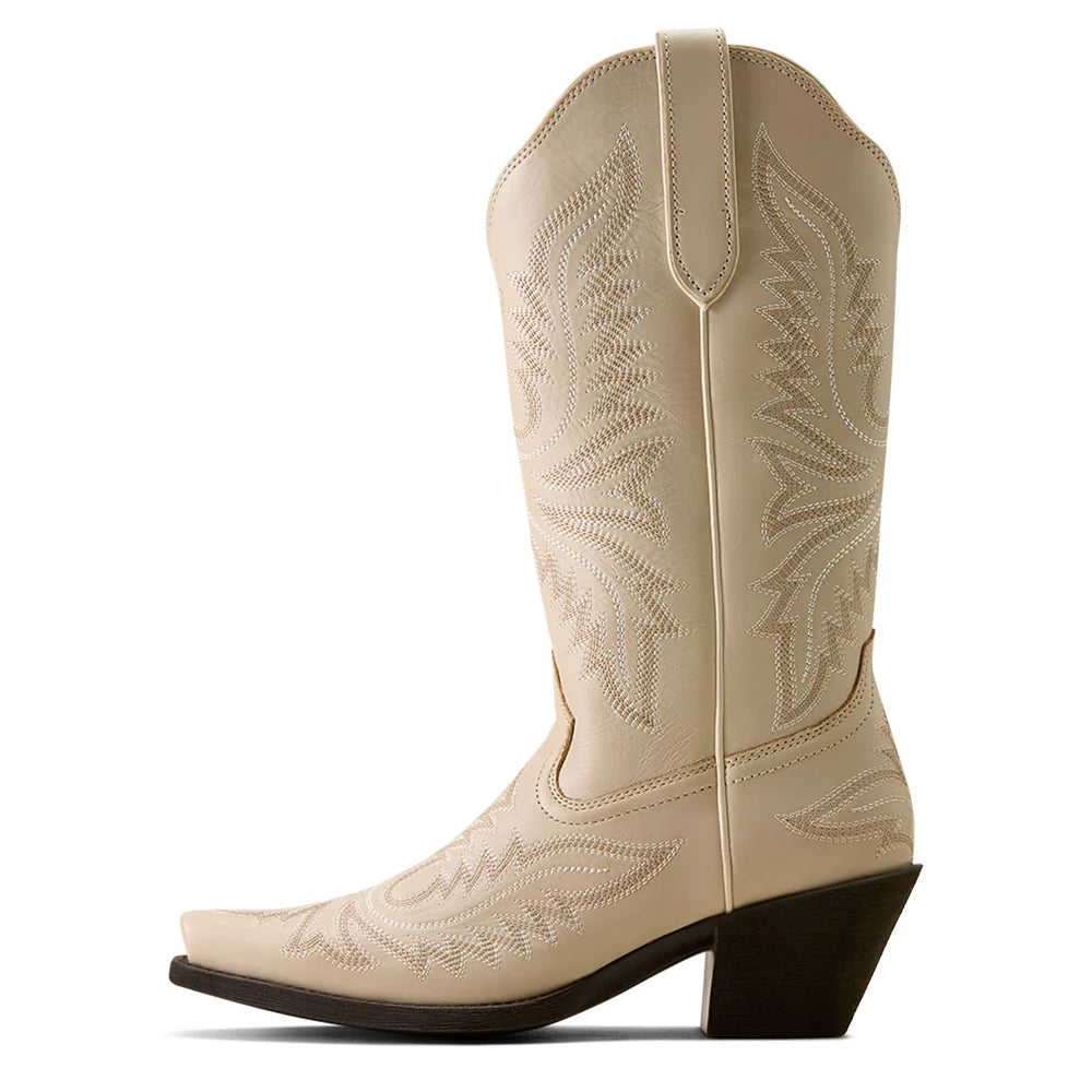 Ariat Women's Round Up Collins D Toe Western Boot Buttercream