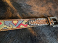 Angel Ranch Hand Tooled Western Belt