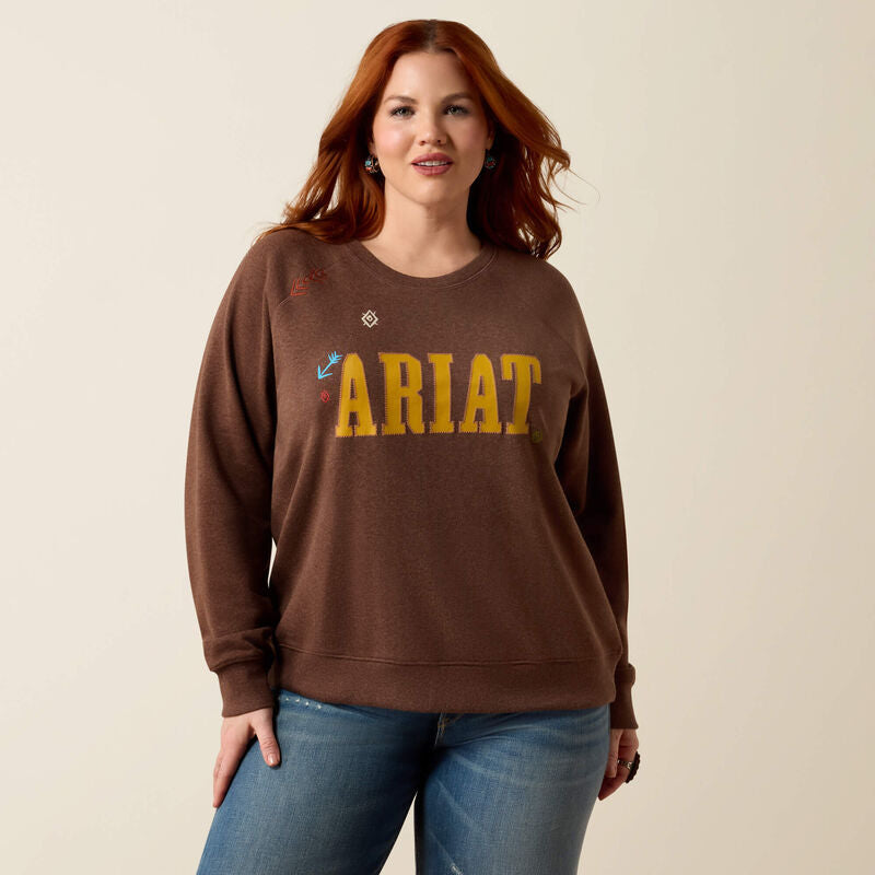 Ariat Essential Coffee Western Sweatshirt
