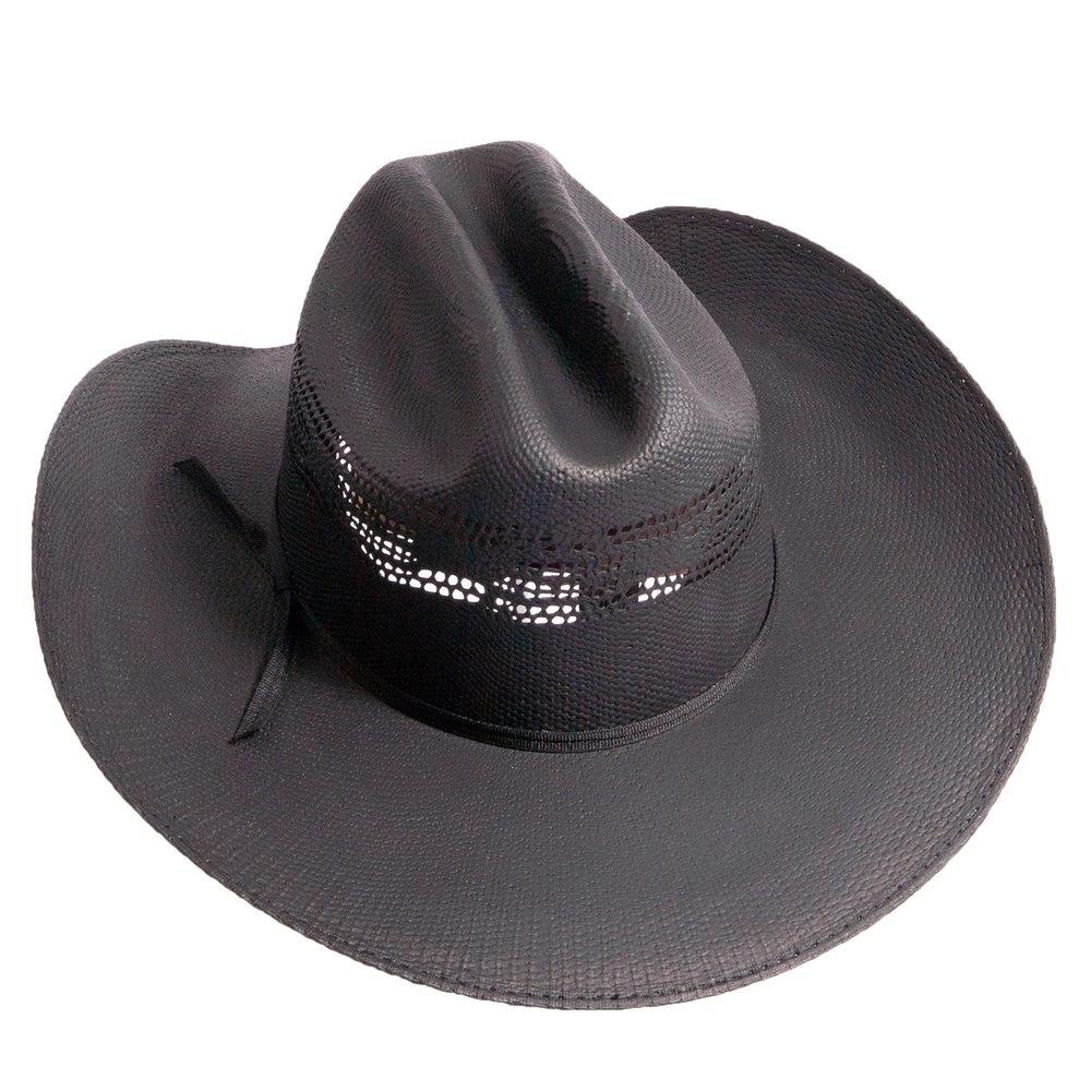 American Hat Makers Bozeman Black Straw Cowboy Hat
