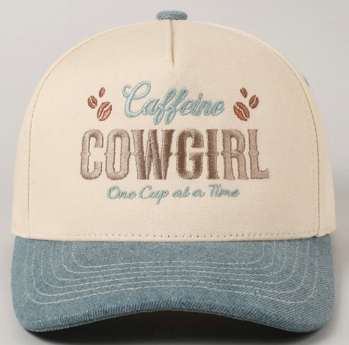 Caffeine Cowgirl Cap