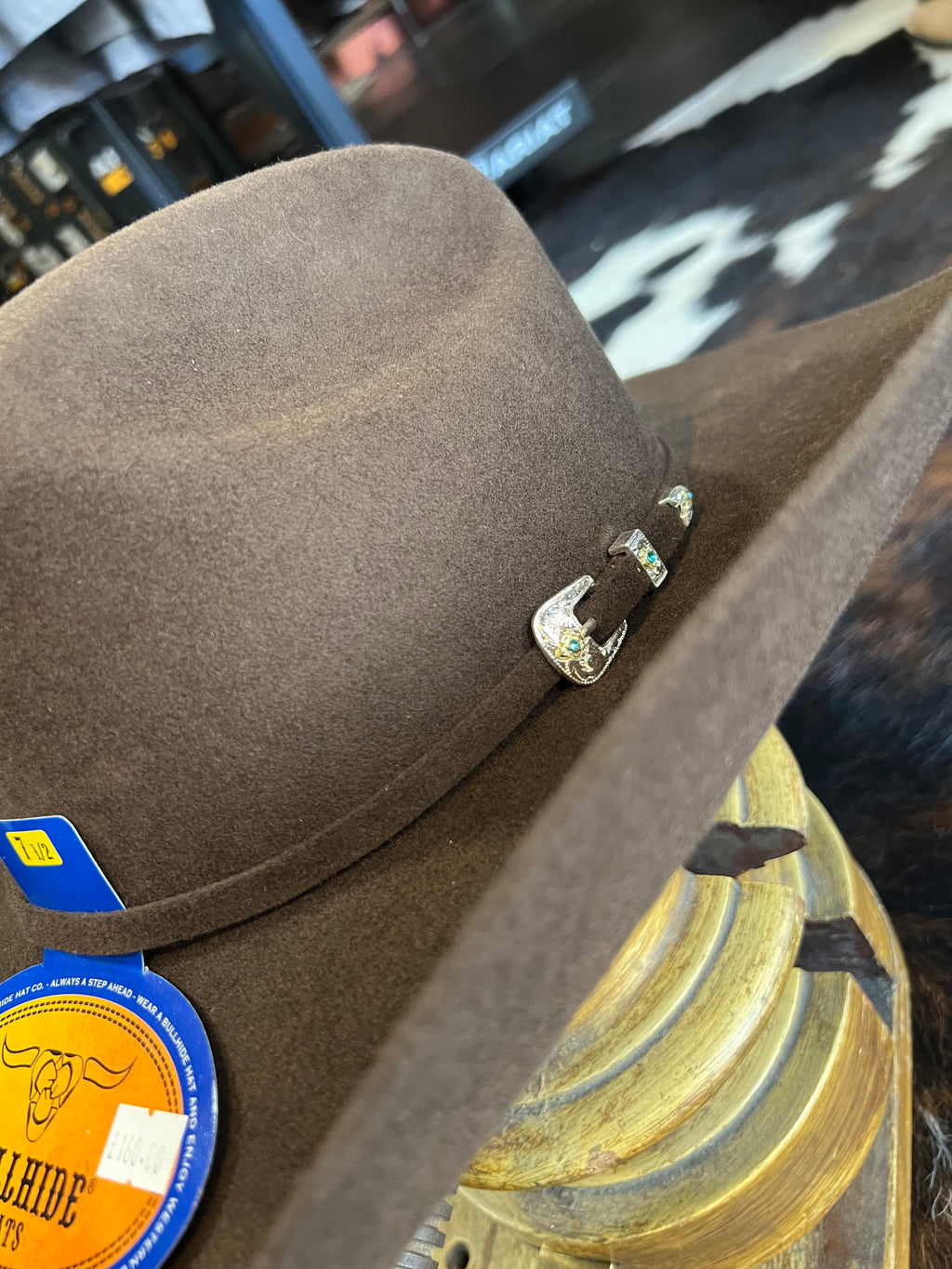Bullhide 8X Chocolate Brown Cattleman Cowboy Hat