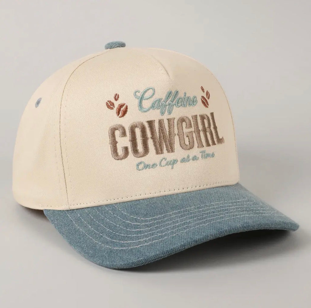 Caffeine Cowgirl Cap