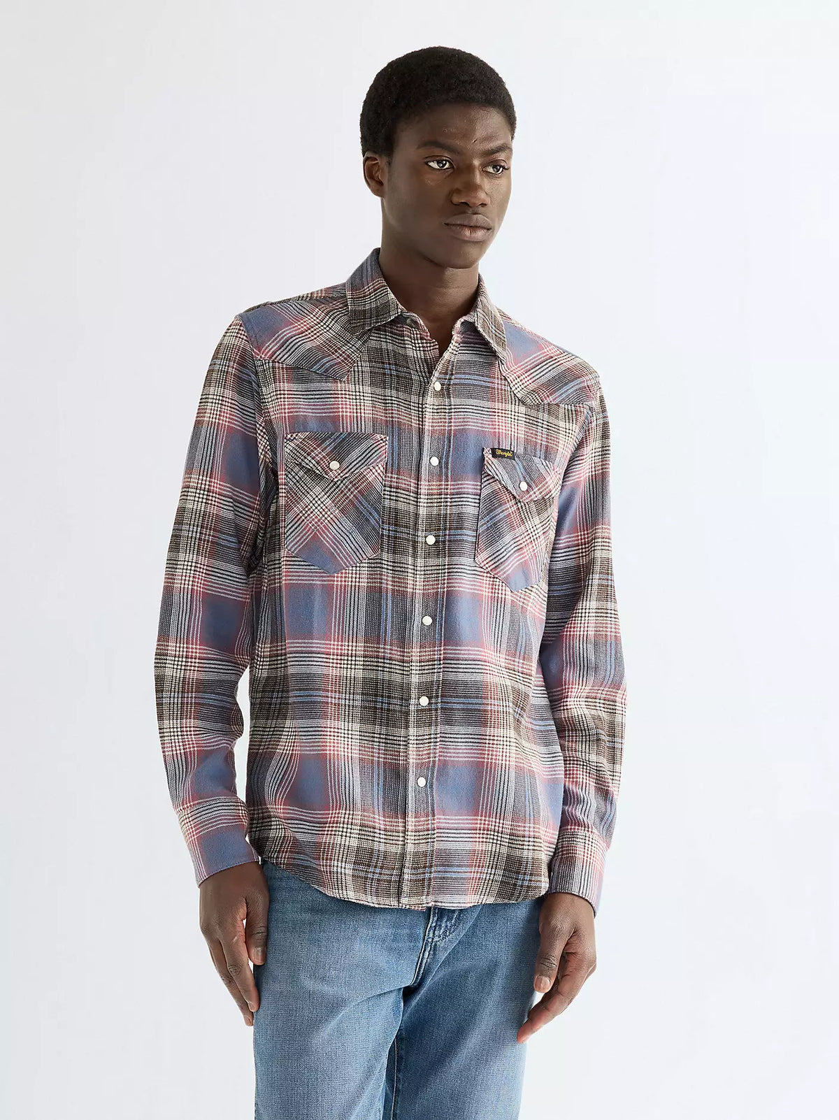 Wrangler Soft Brown Western Shirt