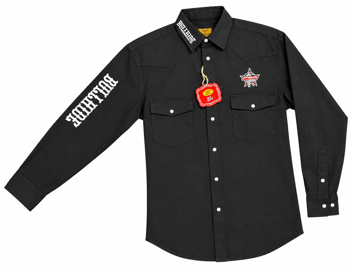 Bullhide PBR Black Rodeo Team Shirt