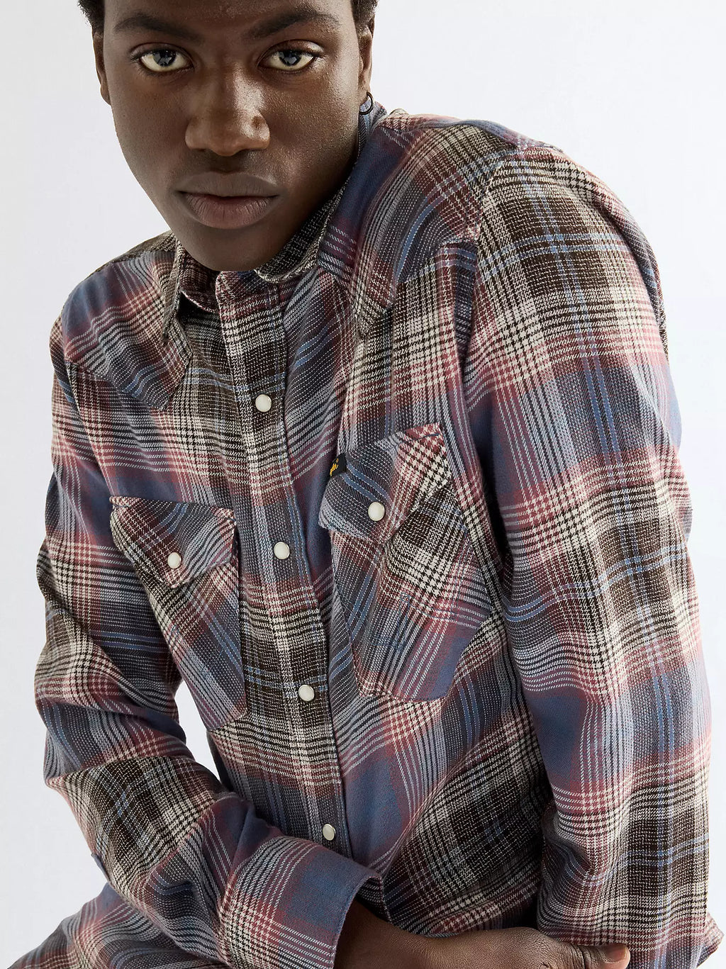 Wrangler Soft Brown Western Shirt