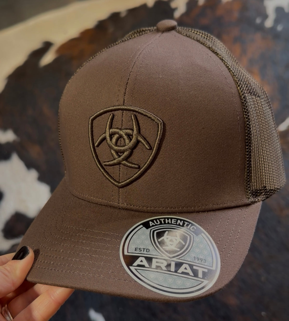 Ariat Brown Logo Cap