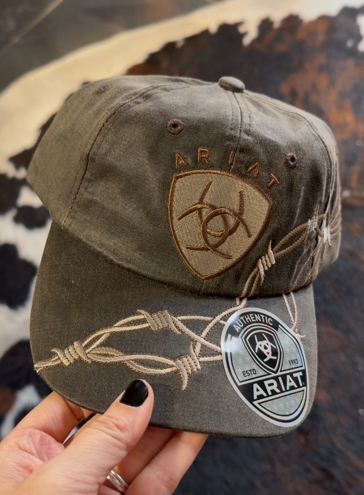 Ariat Barbed Wire Logo Cap