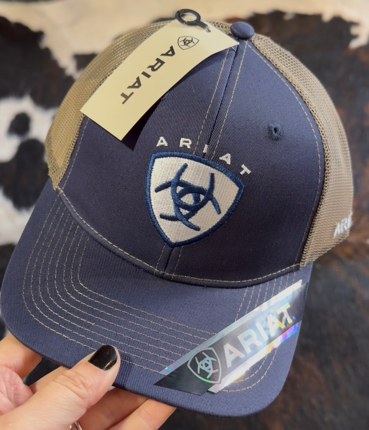 Ariat Navy Logo Cap