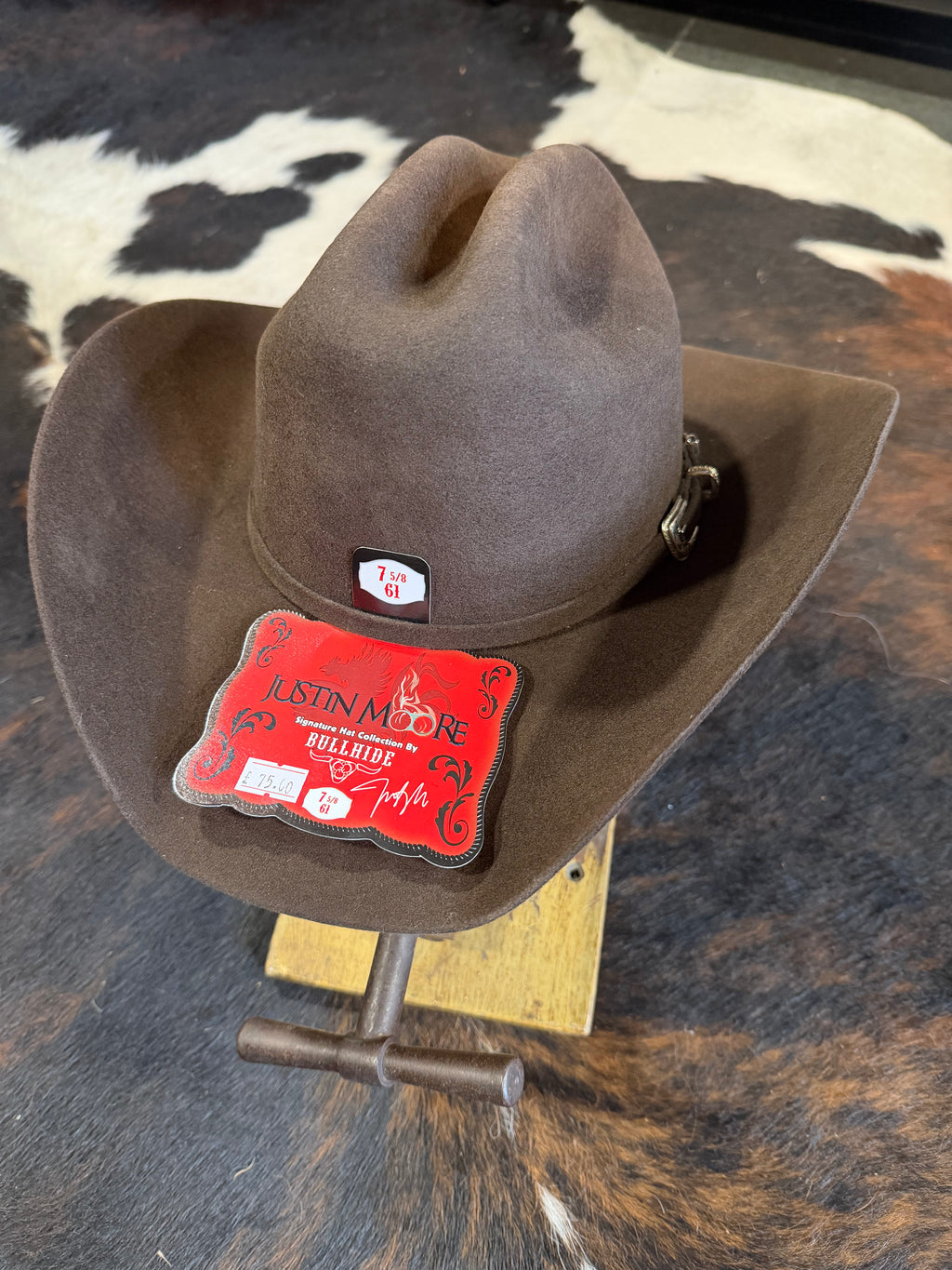 Justin Moore by Bullhide 6x Cowboy Hat Chocolate Brown