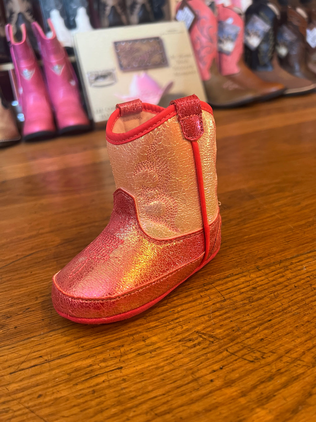 Twister Pink Baby Buckers Cowboy Boots