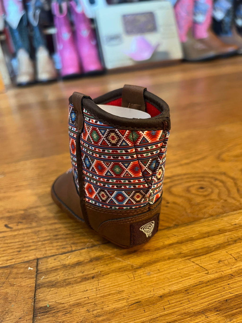 Twister Aztec Baby Buckers Cowboy Boots