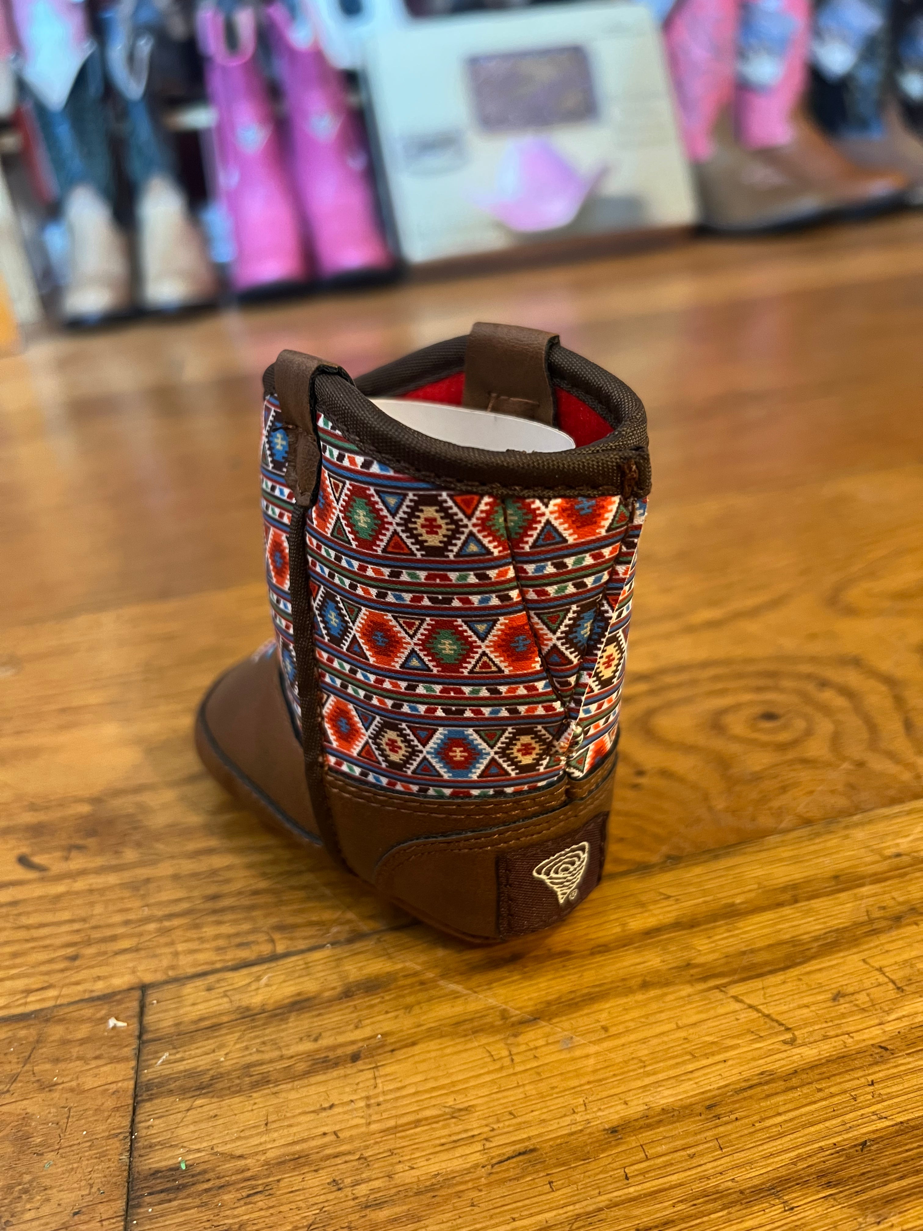 Twister Aztec Baby Buckers Cowboy Boots