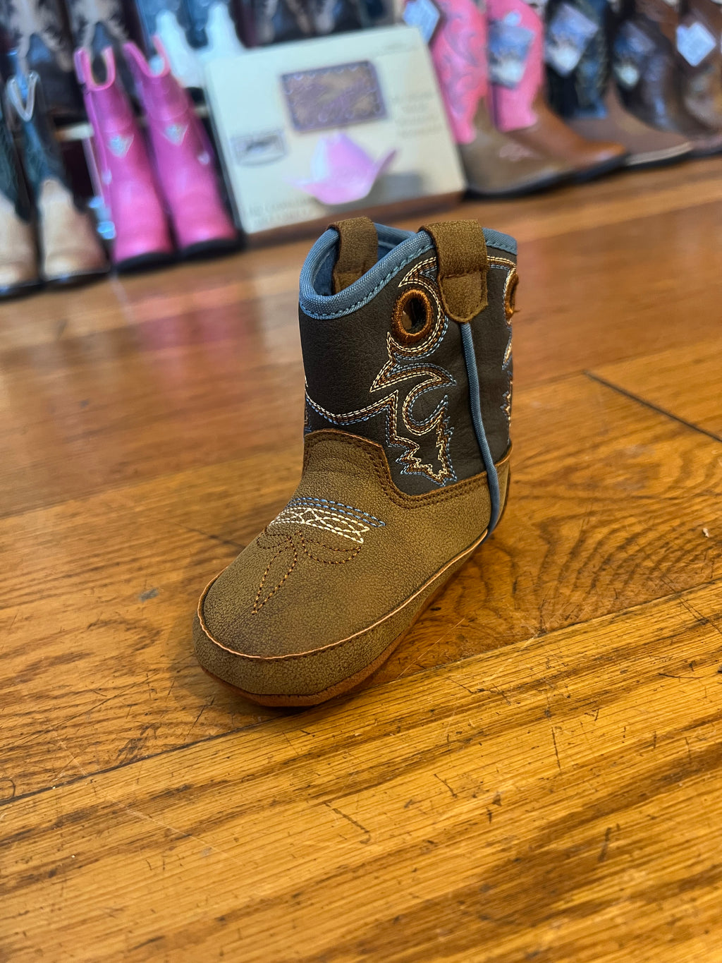 Twister Blue Baby Buckers Cowboy Boots
