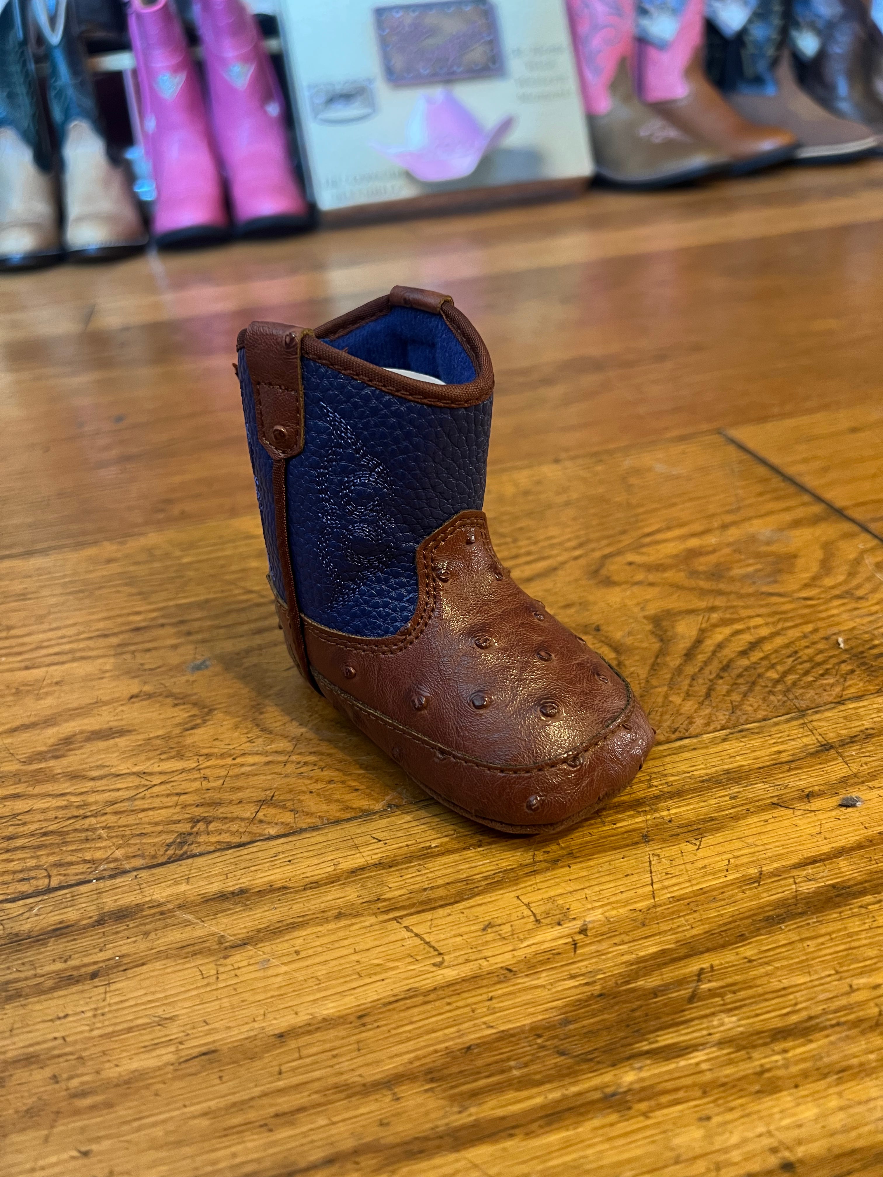 Twister Faux Exotic Baby Buckers Cowboy Boots