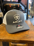 Ariat Grey / White Trucker Cap