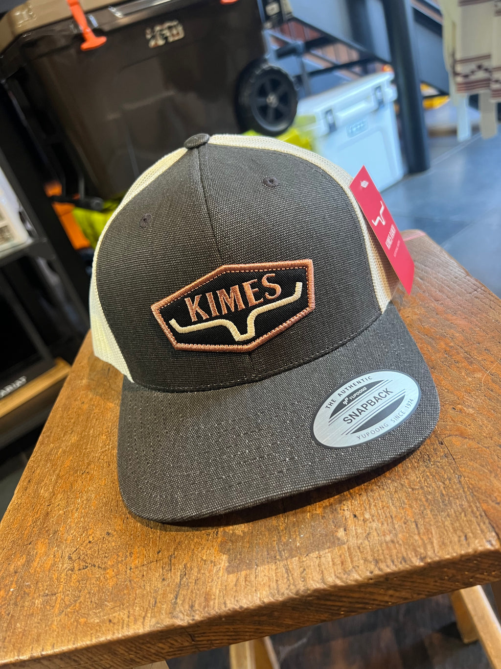 Kimes Ranch Charcoal Trucker Cap