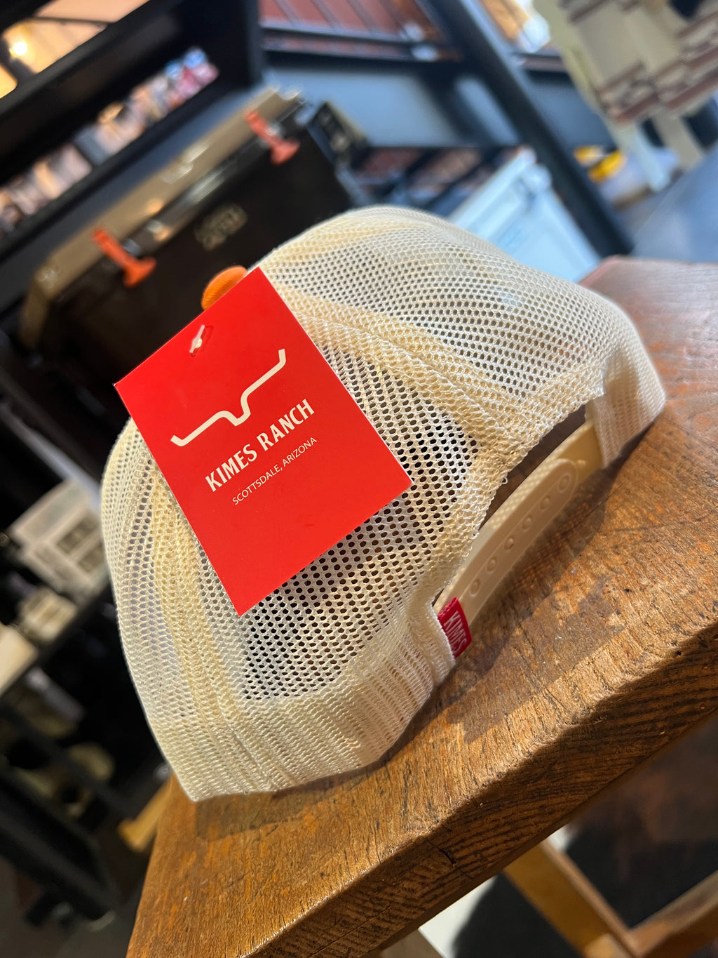Kimes Ranch Orange / Brown Trucker Cap