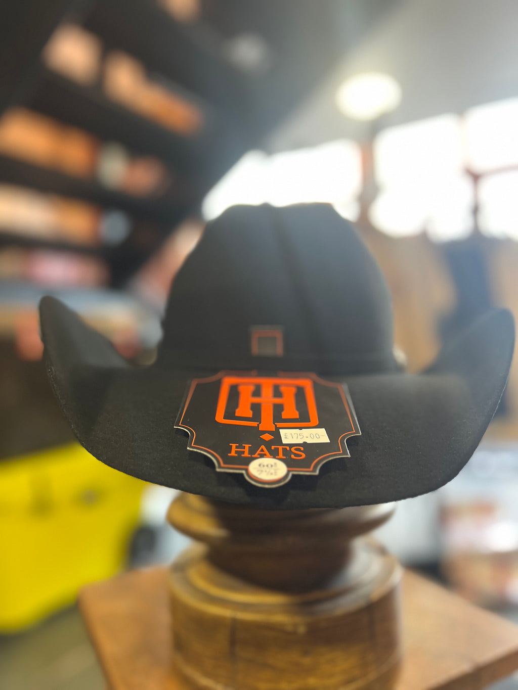 Hometown Hats 6X Black Cowboy Hat