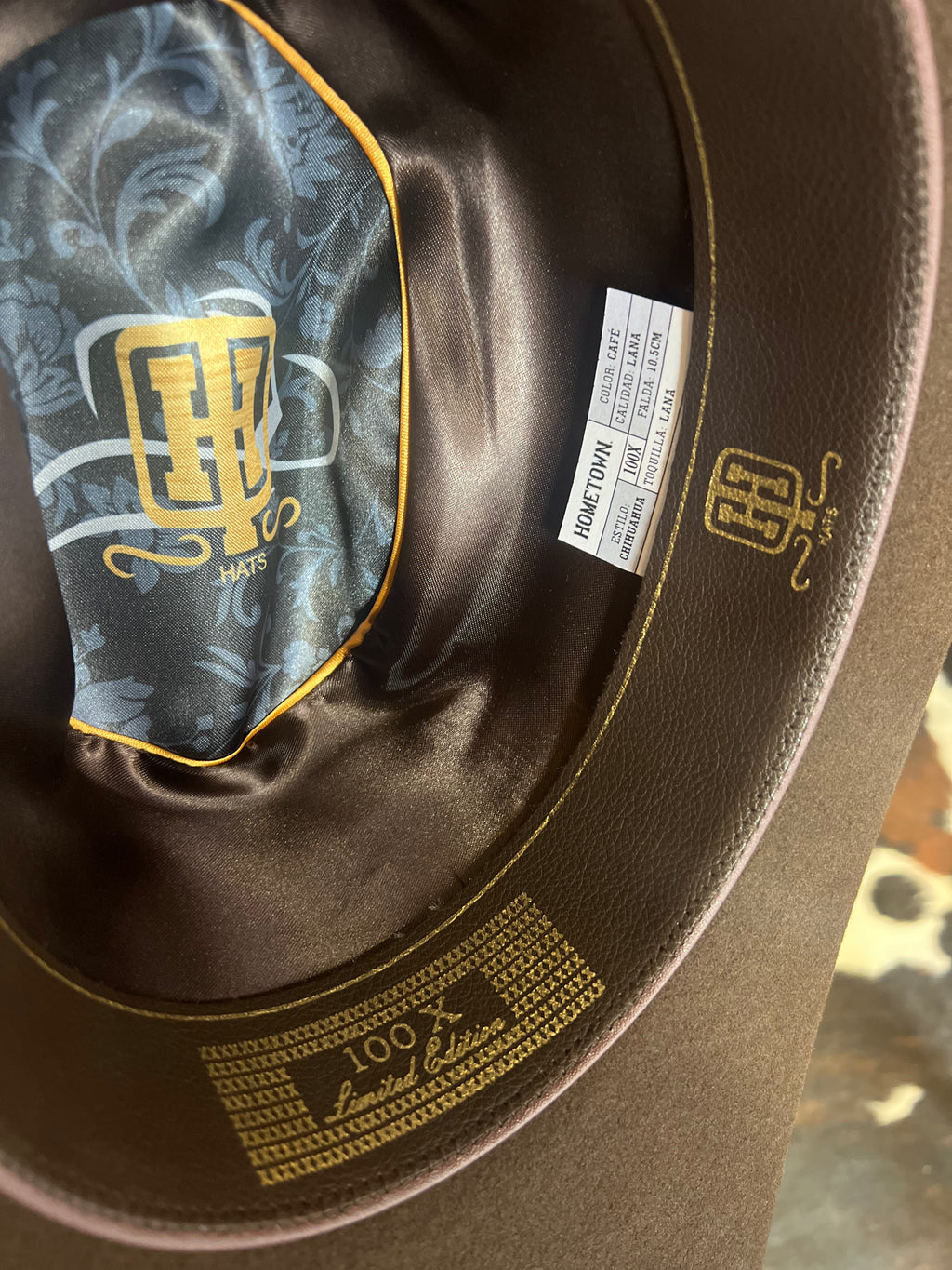 Hometown Hats 100X Chocolate Brown Cowboy Hat