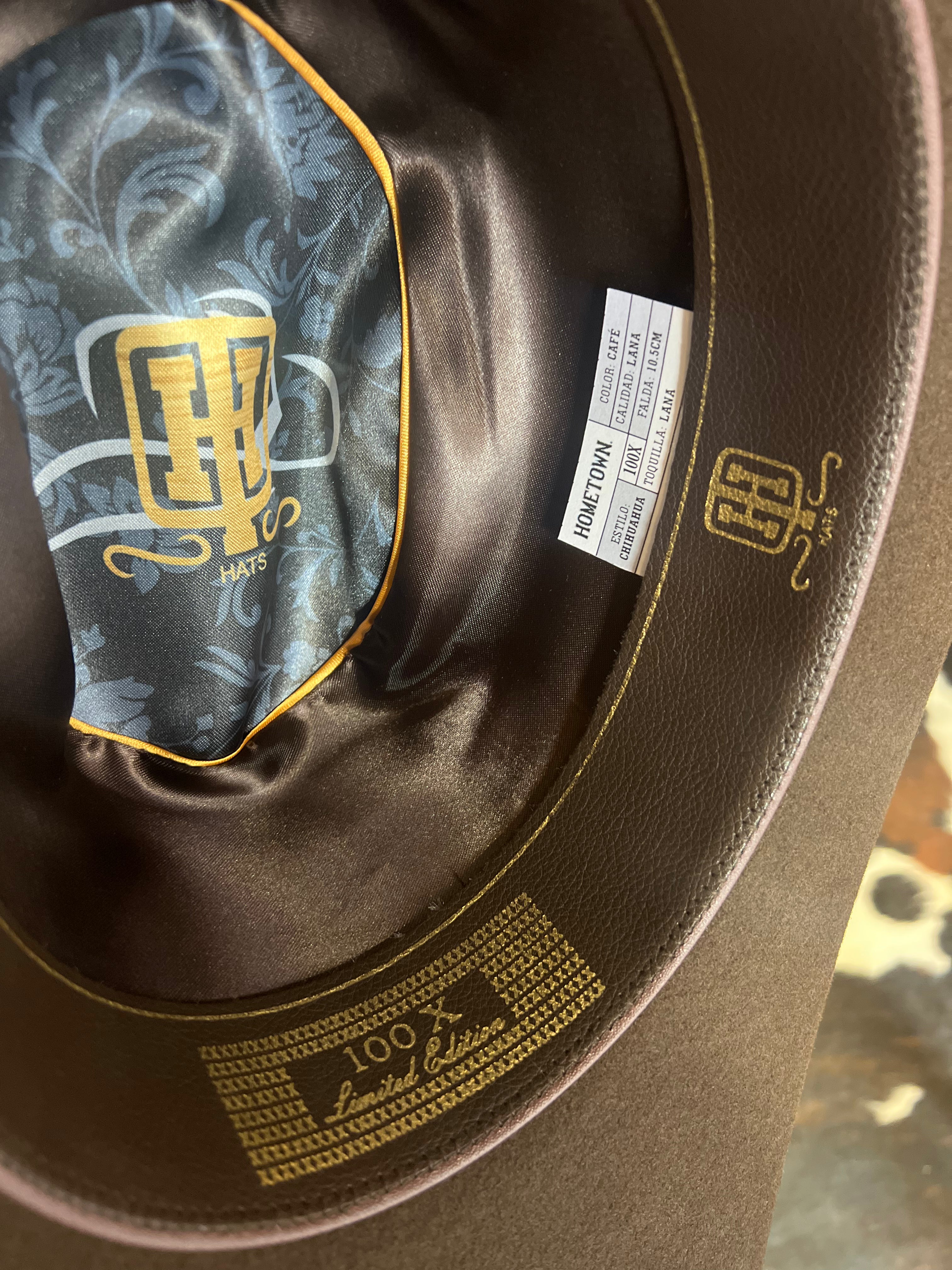 Hometown Hats 100X Chocolate Brown Cowboy Hat