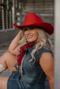 American Hat Makers Cowboy Hat Red