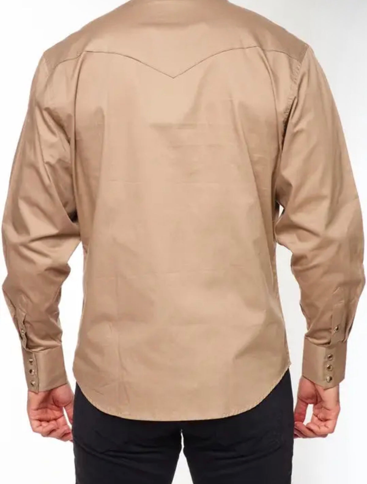 Rodeo Mens Western Shirt Khaki